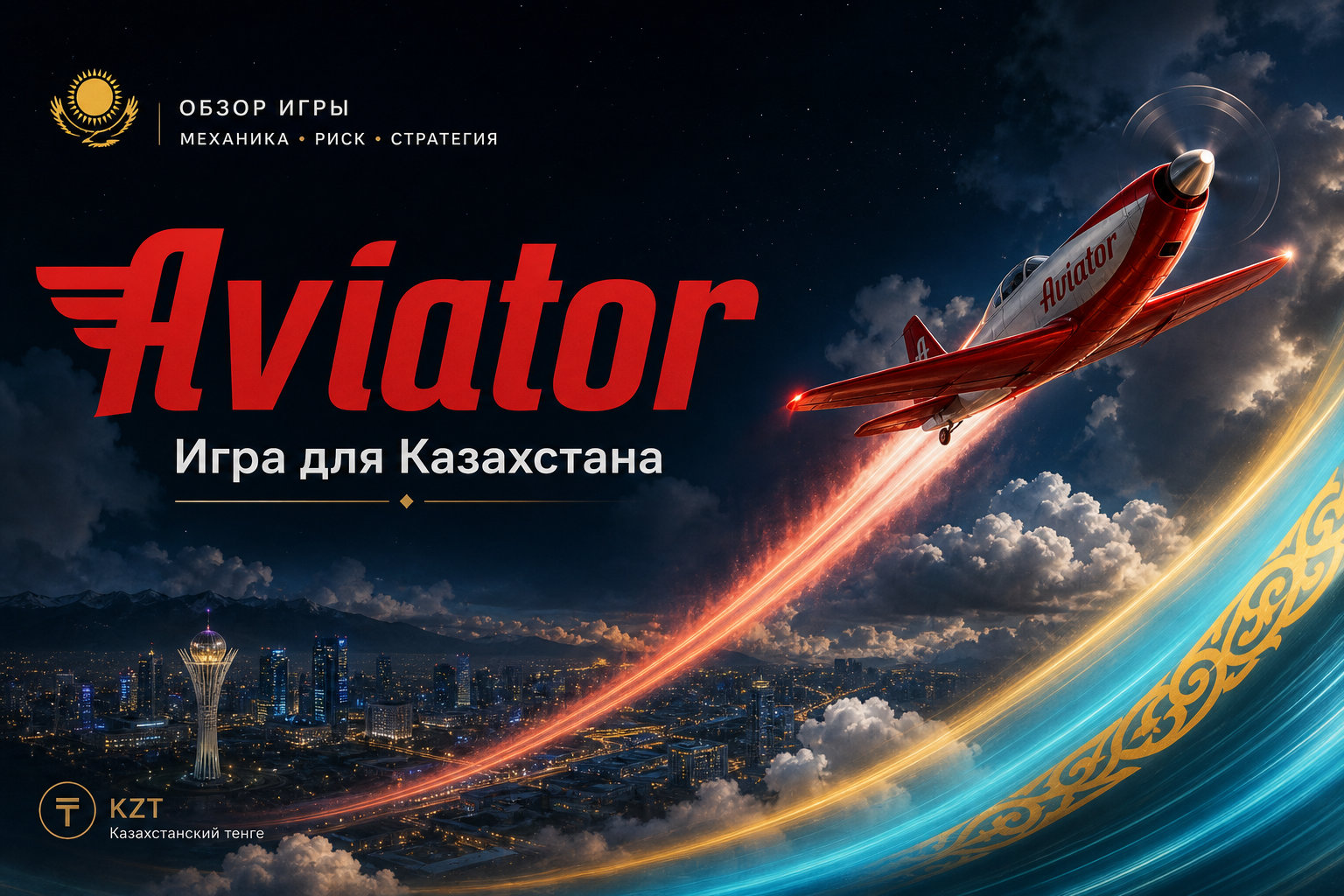 Aviator игра обзор для Казахстана: краш-механика, коэффициенты и условия в KZT